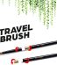 1 Pc Paint Brushes | Travel Watercolor Brush with Reversible Cap | Premium Fine Paint Brush for Watercolor, Gouache, Acrylic, Pocket Brush - Brush No.2