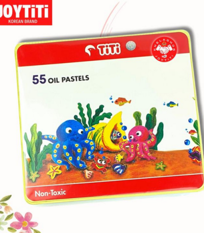 55 Pcs TiTi Oil Pastel crayon sticks for children - Non-Toxic and safe for children