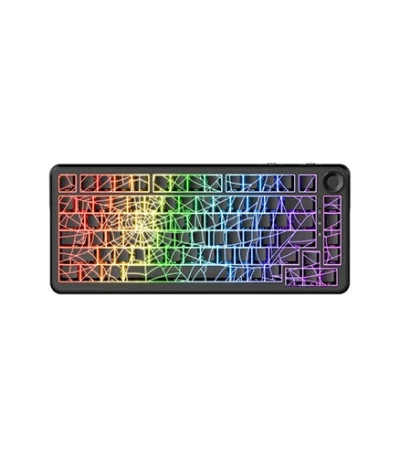 Ajazz AK820 MAX Ultra HE Tri-Mode Mechanical Keyboard (Spider Web Black)