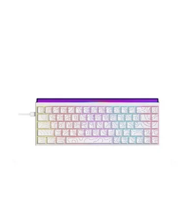 AJAZZ NK68 Wired Gaming Keyboard (White)