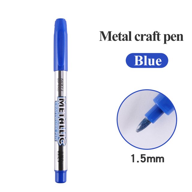 BAOKE Metalic Craft Work Pen BLUE