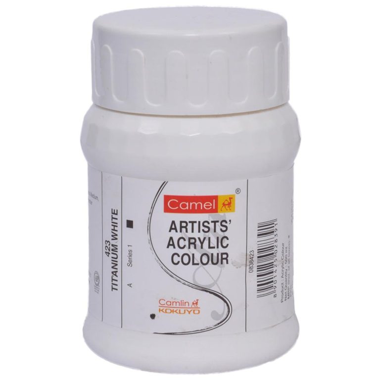 Camel Artist Quality Acrylic Color White - 500 ml