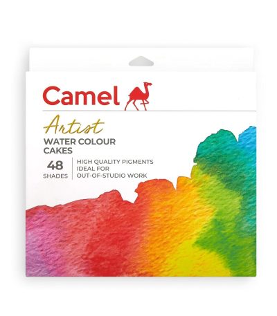 Camel Artist Water Cake Colour 48 Shades Assorted