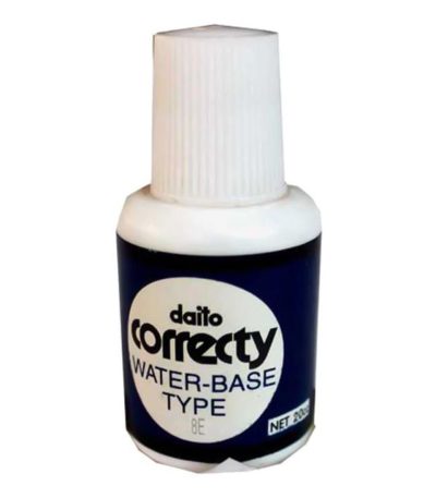Daito Correction Fluid, Water Base Type, 20 ml