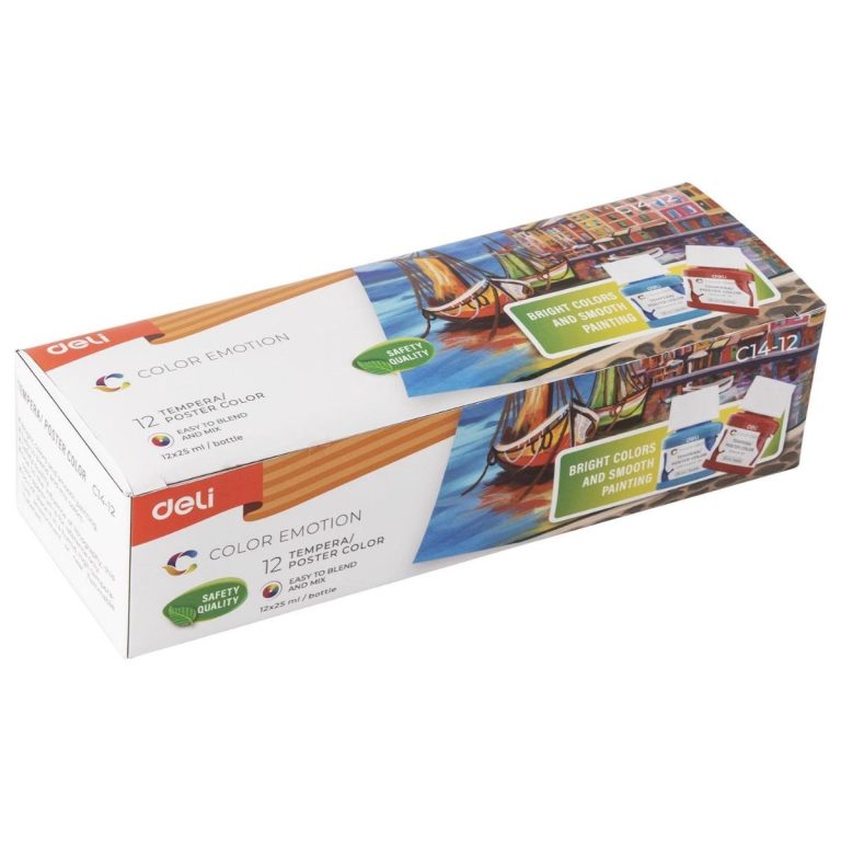 Deli Poster Color 25ml/12 Pcs