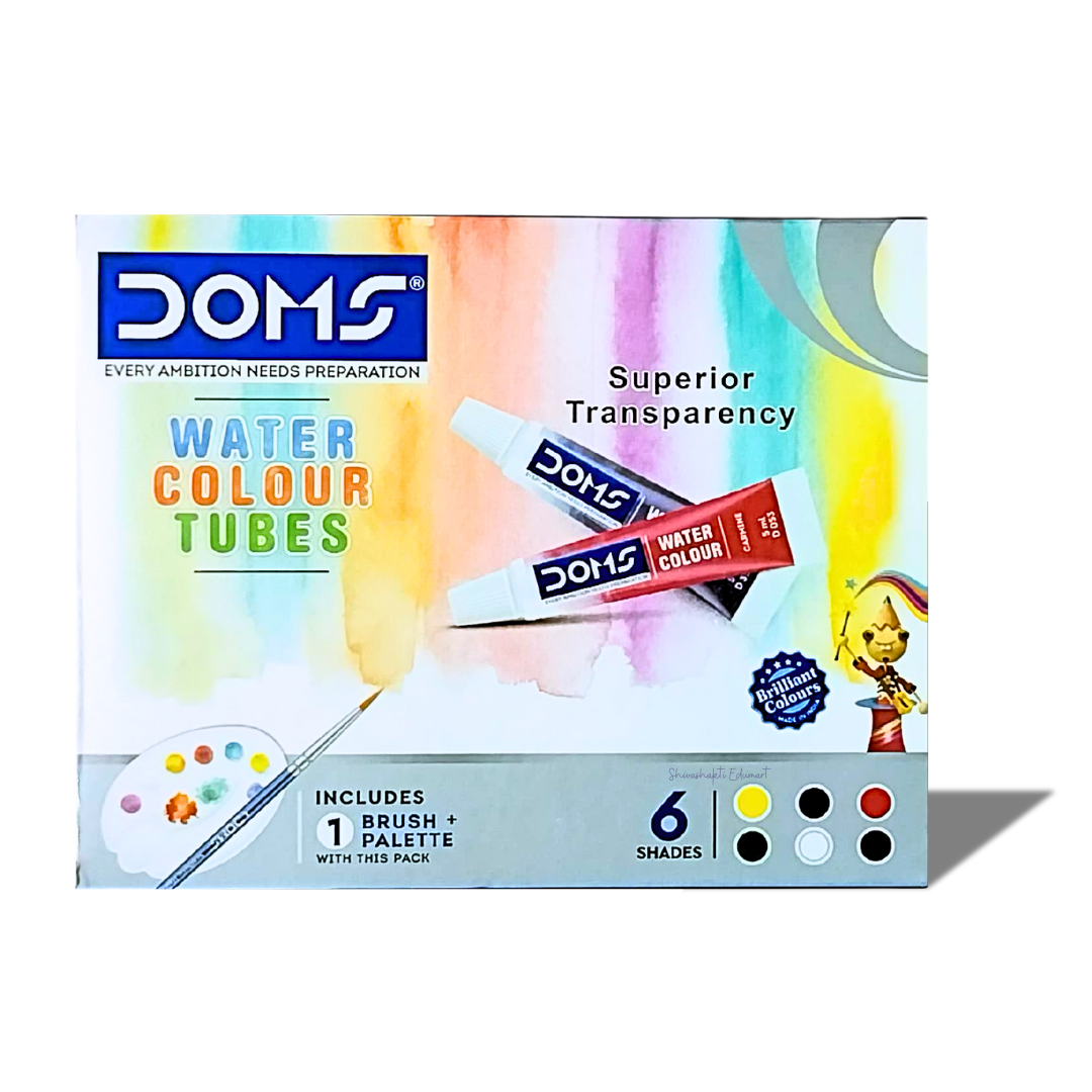 Doms Water Color Tube | 5ml Per Tube - 6 shades