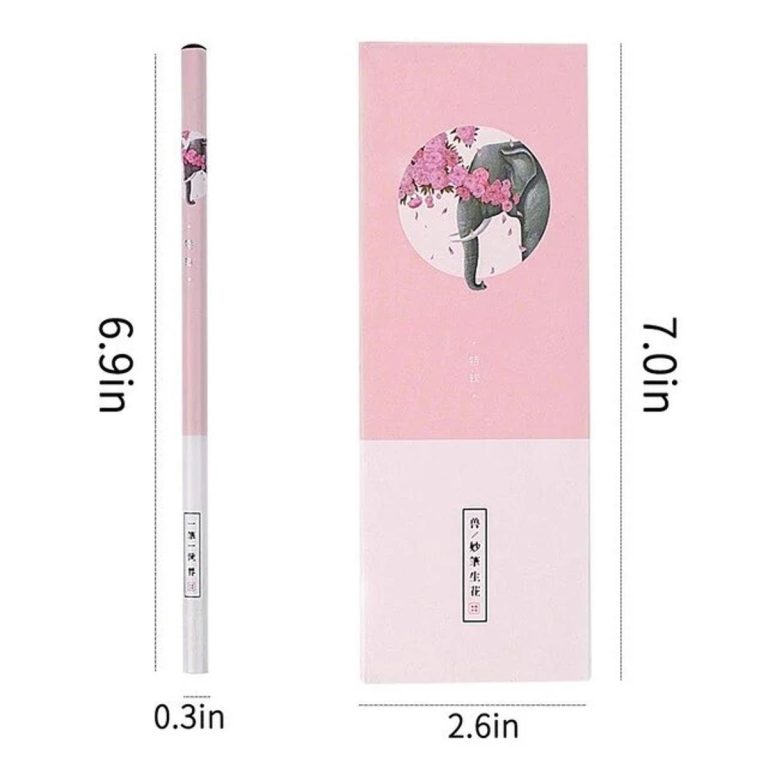 MiYA HIMI Cute Animal Charcoal soft Pencil Set for Drawing Sketching 8Pcs in one set for Artist and Kids