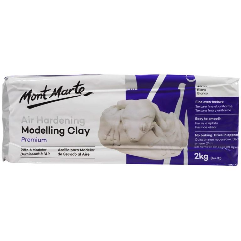 Mont Marte Air Hardening Modelling Clay-White 2kgs