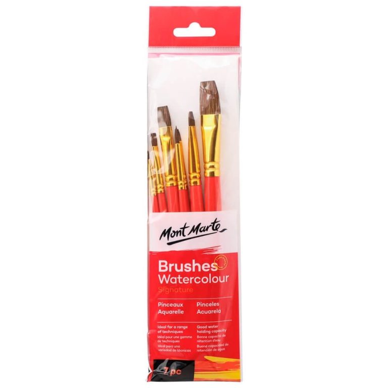Mont Marte Gallery Series Brush Set Watercolor-7pcs