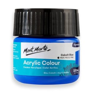 Mont Marte Premium Acrylic Color 100ml - cobalt blue