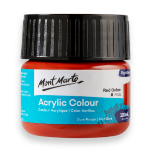 Mont Marte Premium Acrylic Color 100ml - Red Ochre