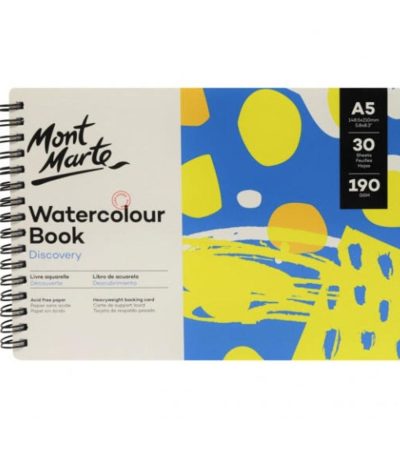 Mont Marte Watercolour Book A5 Size (30 Sheets)
