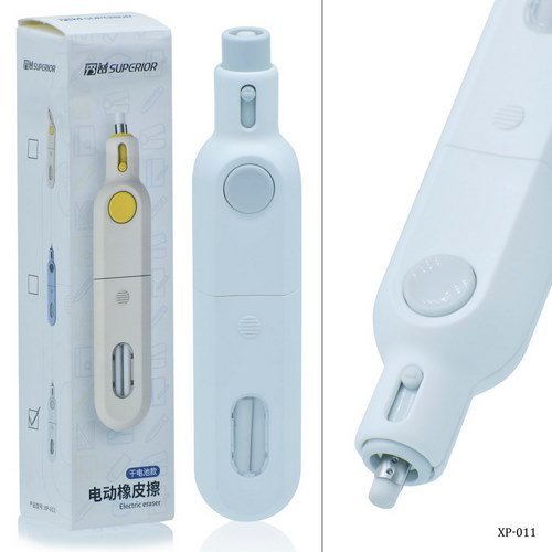 Superior Art Student Electric Eraser Sketching High Gloss Details Rubber Pen Replaceable Core Student Supplies