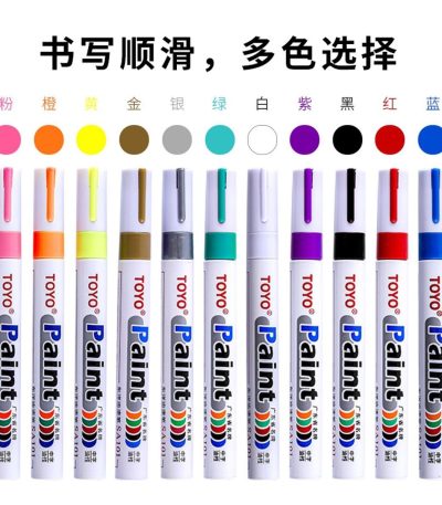 Toyo Paint Waterproof Marker (Random 5 Color)