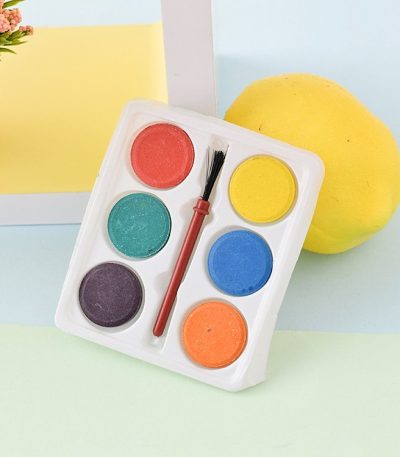 Water color cake Pigment powdersmall watercolour 6 color x 2 Pcs