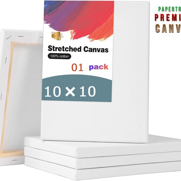 White Premium Canvas 10/10 Inch